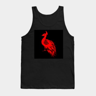 black phoenix peacock rising ecopop Tank Top